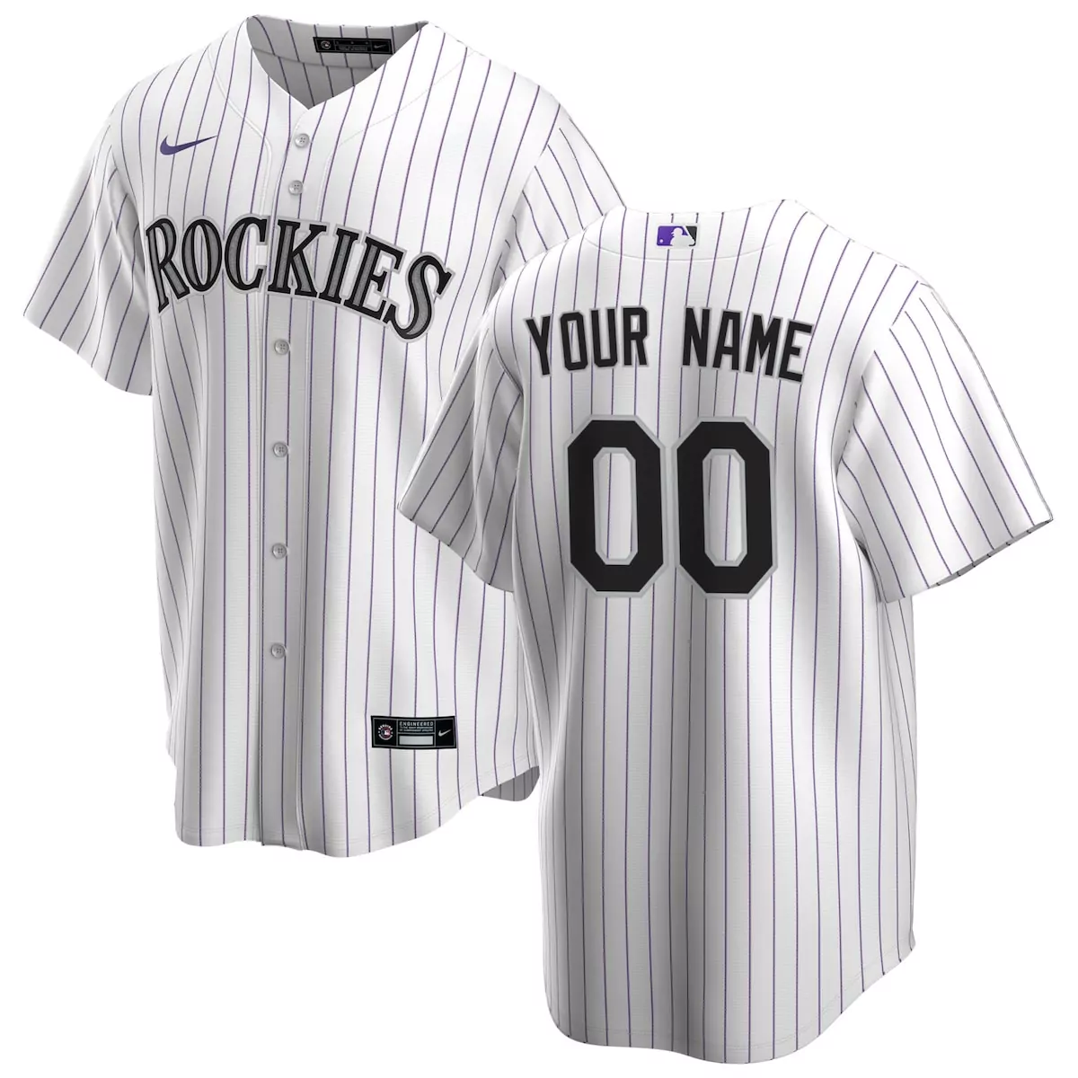 Custom Colorado Rockies White Home Jersey | Fan Favorite Design | For Men, Women & Youth