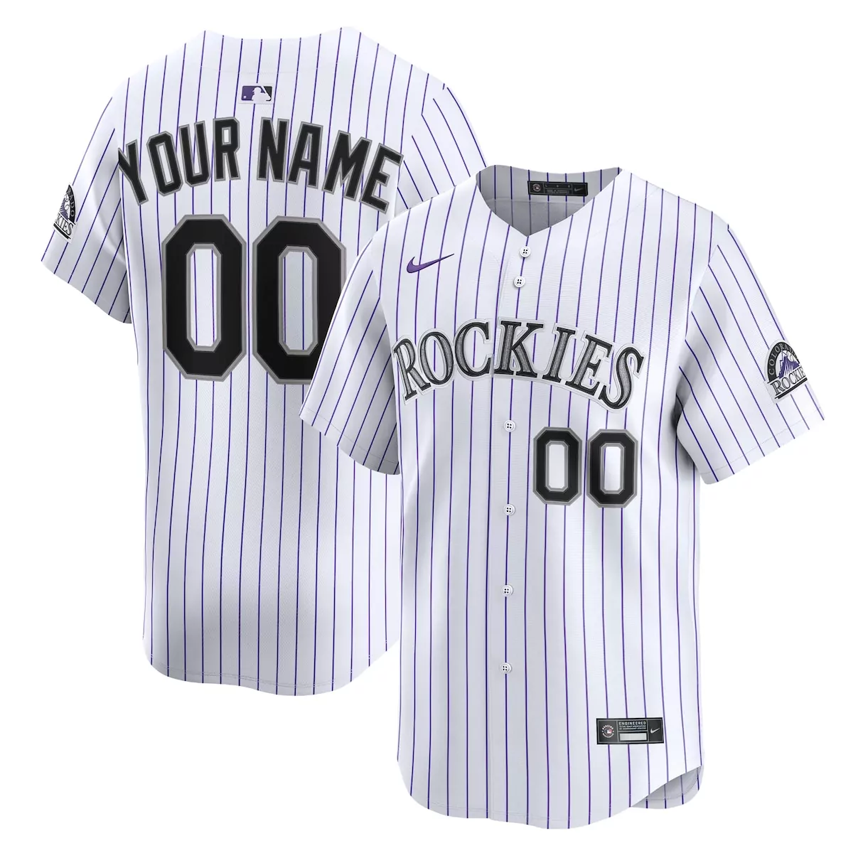 Limited Custom Colorado Rockies White Home Jersey | Exclusive Fan Gear | For Men, Women & Youth