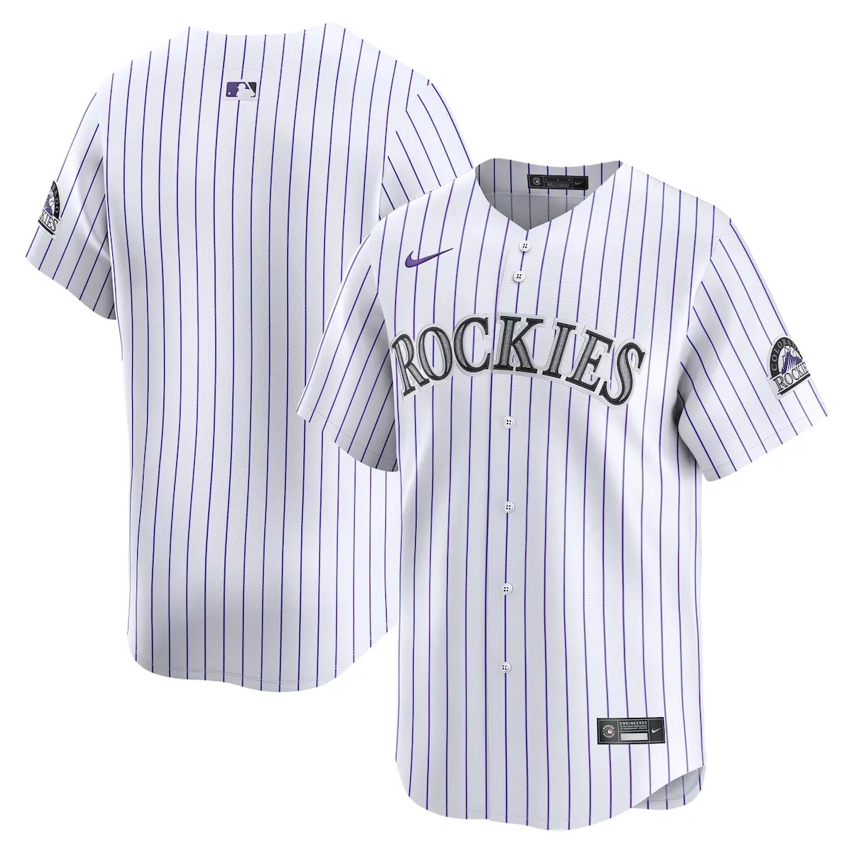 Colorado Rockies White Home Limited Jersey | Unique Fan Gear | For Men, Women & Youth