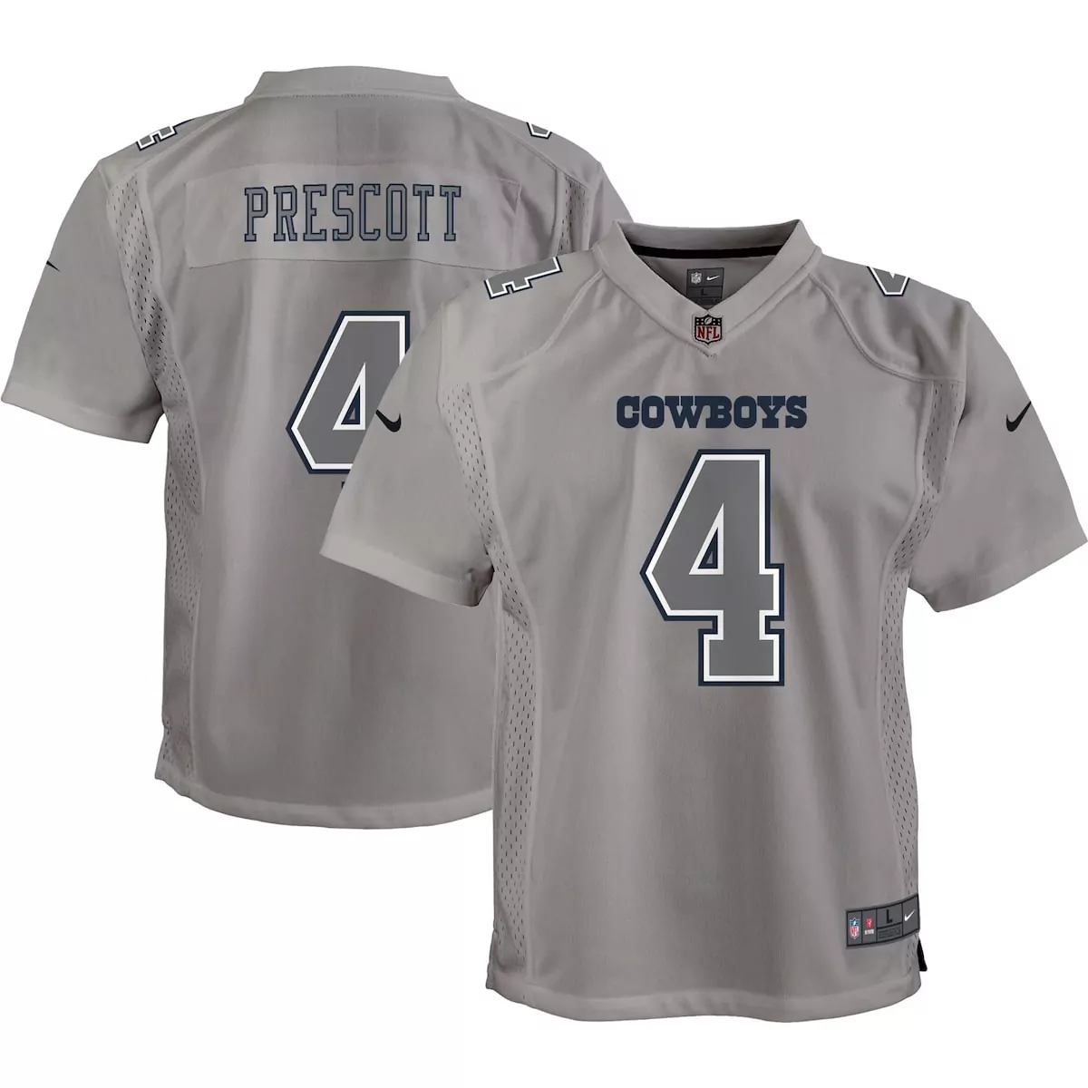 dallas cowboys dak prescott arctic camo 2024 salute to service game jersey r6l