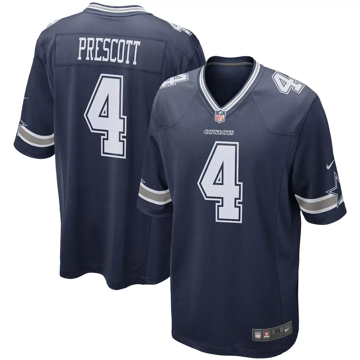 Dak Prescott Dallas Cowboys Navy Alternate Youth Walter Payton Patch Jersey | All Stitched Fan Gear | Perfect Gift for Young Fans | For Men, Women & Youth