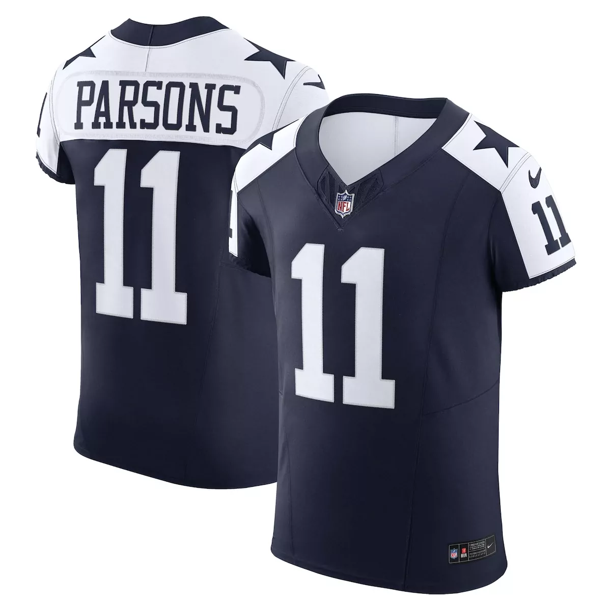 dallas cowboys micah parsons navy alternate game team jersey