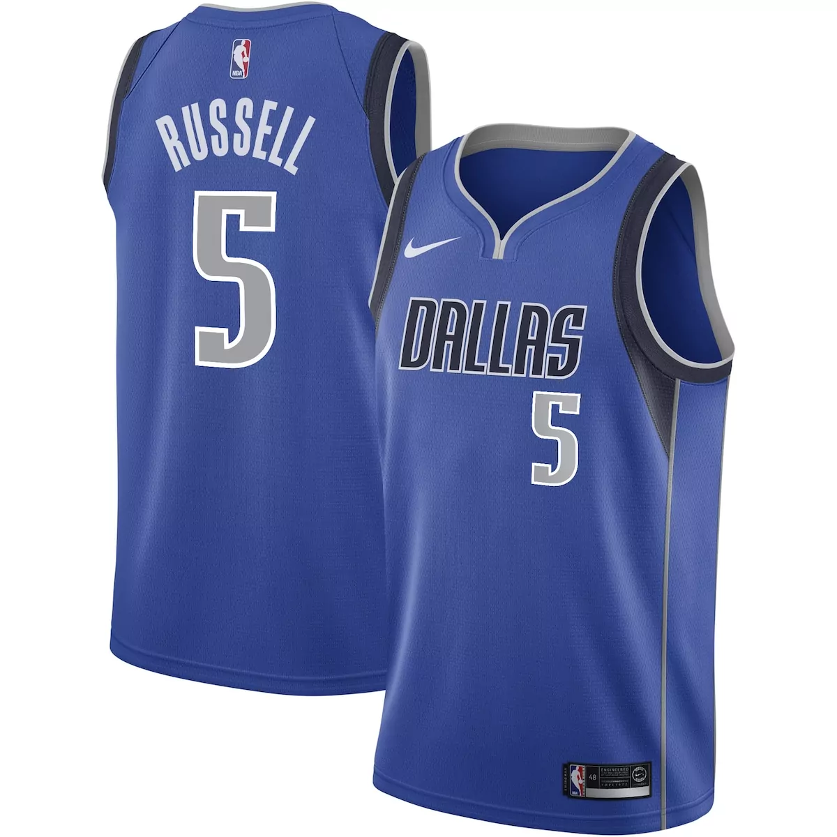dallas mavericks icon edition jersey blue dangelo russell