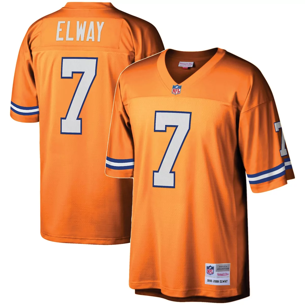denver broncos john elway navy mile high collection retired player alternate game jersey