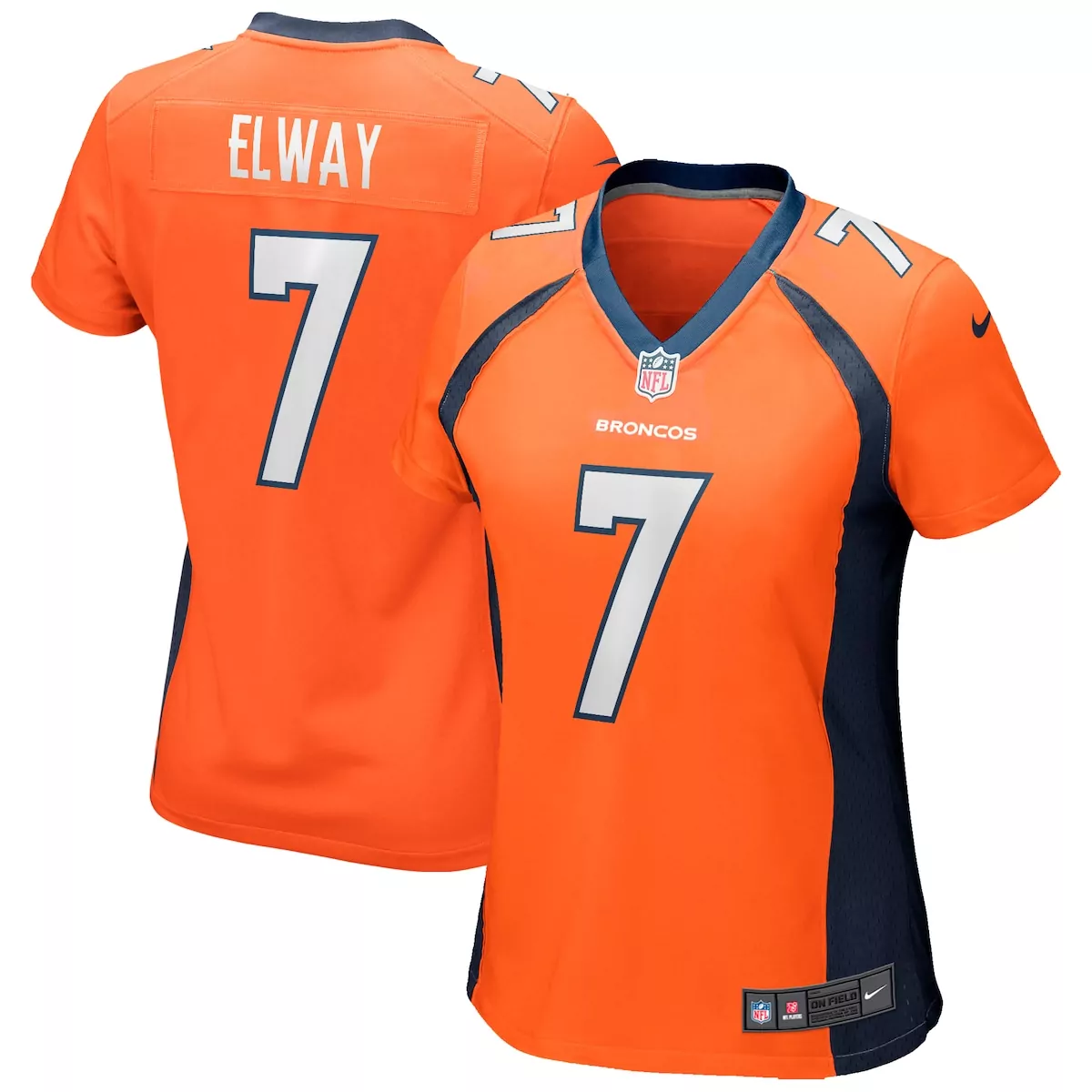 denver broncos john elway navy mile high collection retired player alternate game jersey