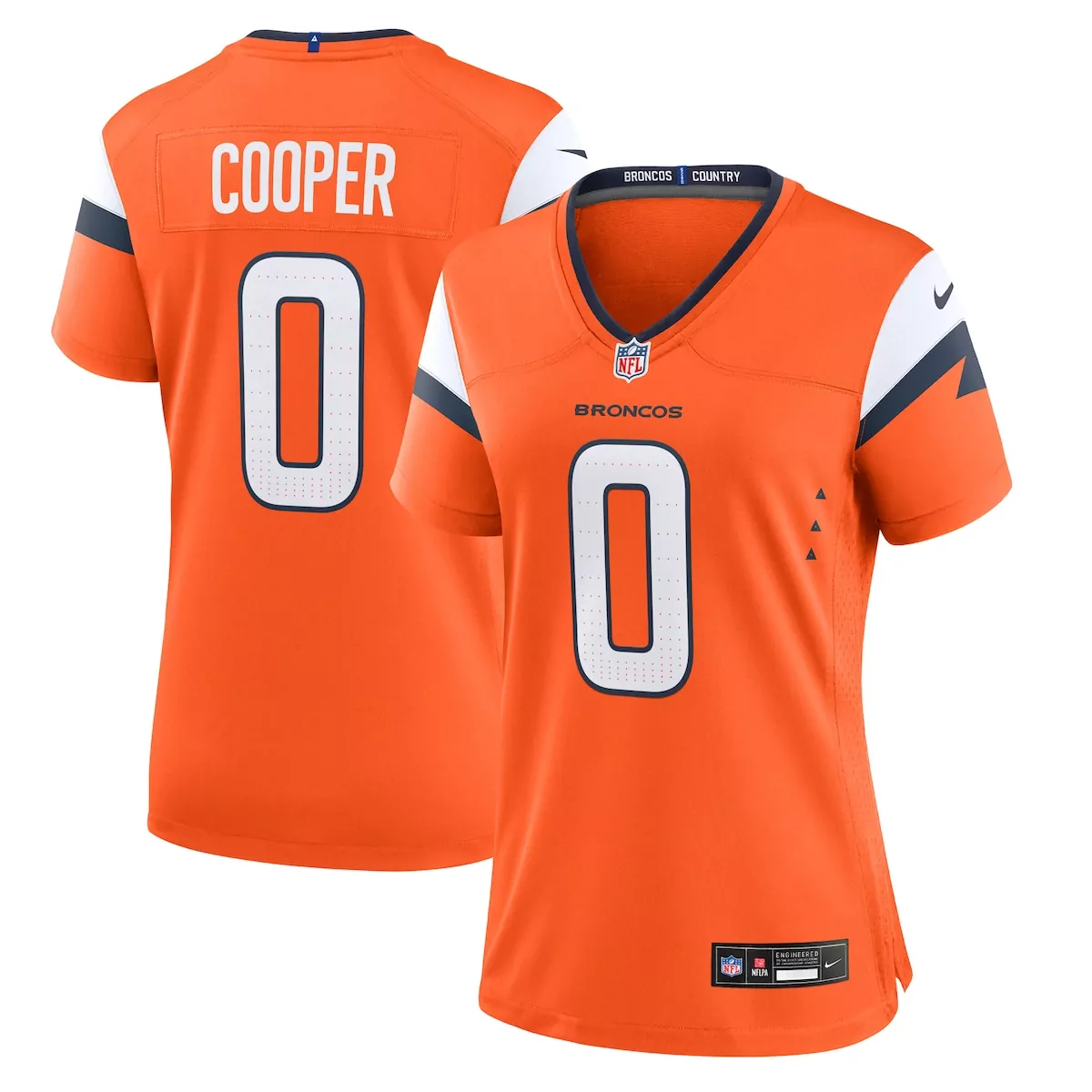 denver broncos jonathon cooper orange team game jersey ljr