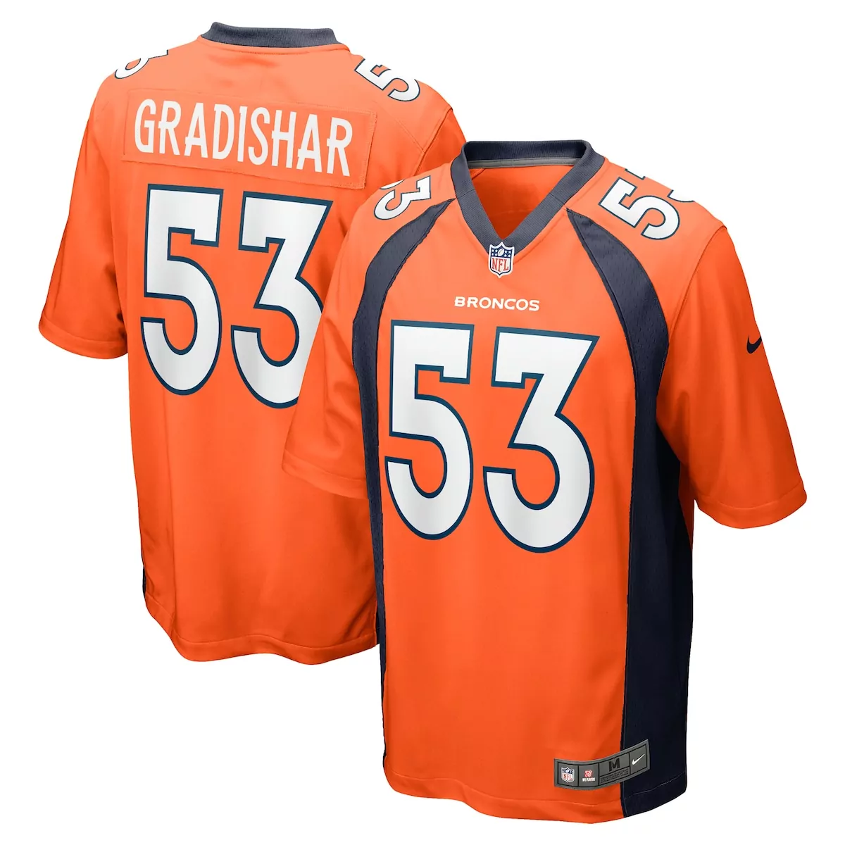 denver broncos randy gradishar orange retired player game jersey 3vm