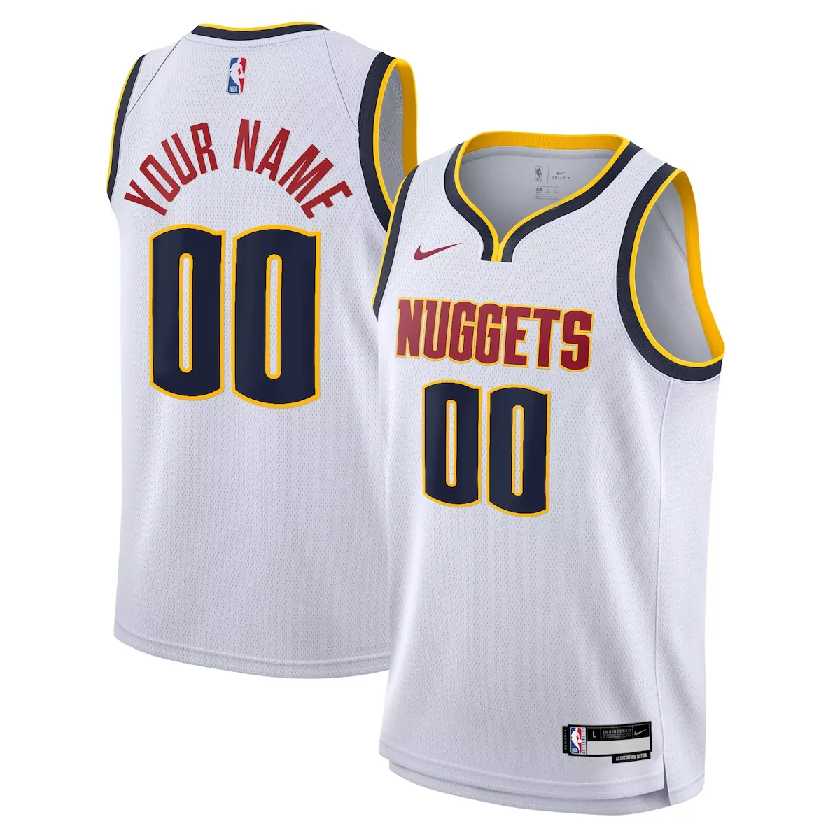 denver broncos white vapor f u s e elite custom jersey