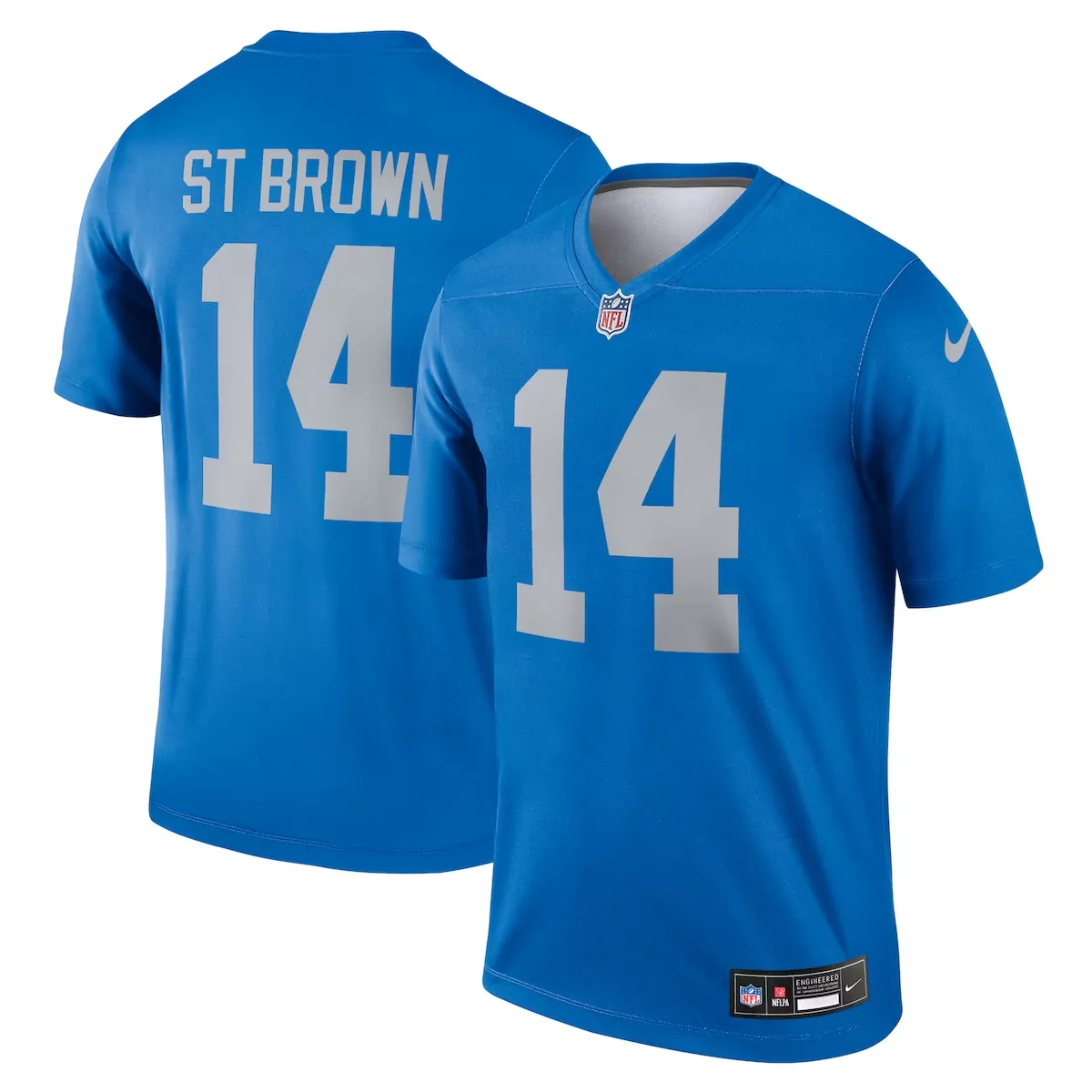 detroit lions amon ra st brown blue legend player performance top ucv