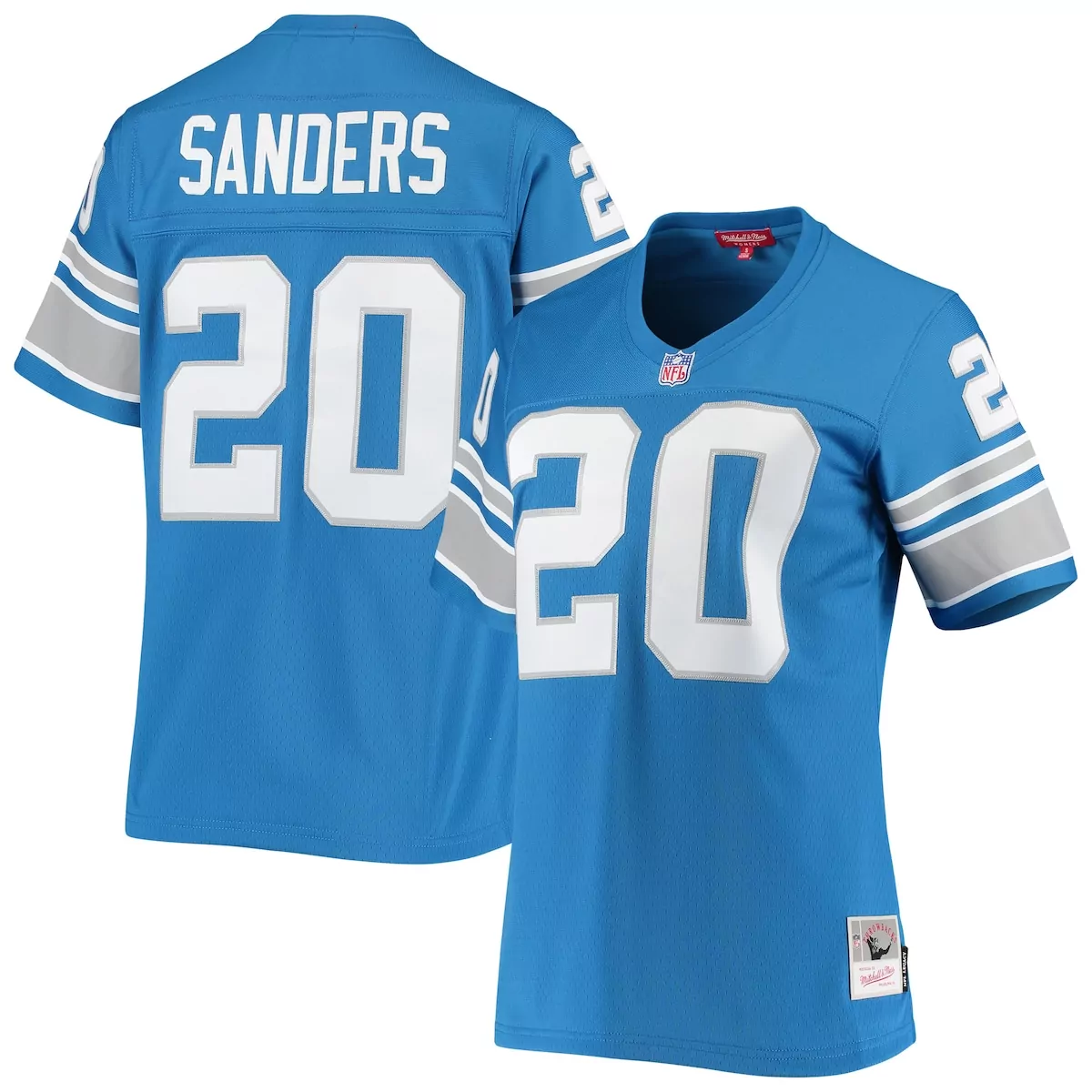 detroit lions barry sanders blue 1996 legacy jersey