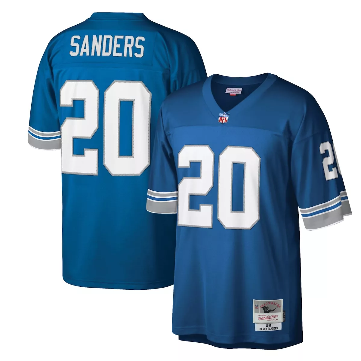 detroit lions barry sanders blue legacy jersey