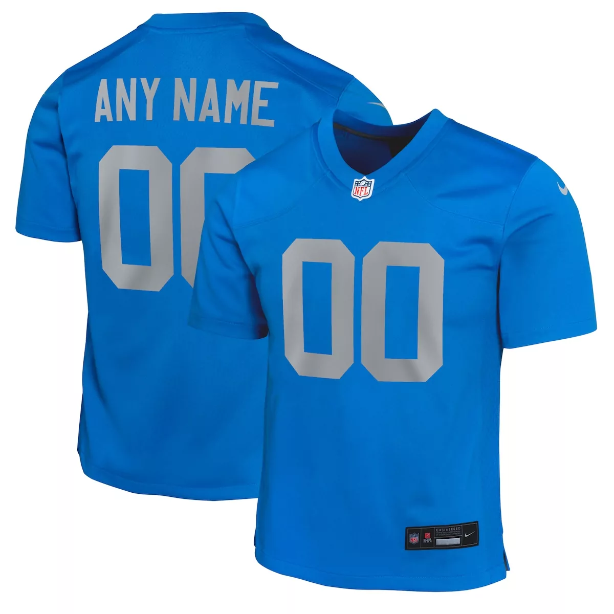 detroit lions black alternate vapor f u s e elite custom jersey