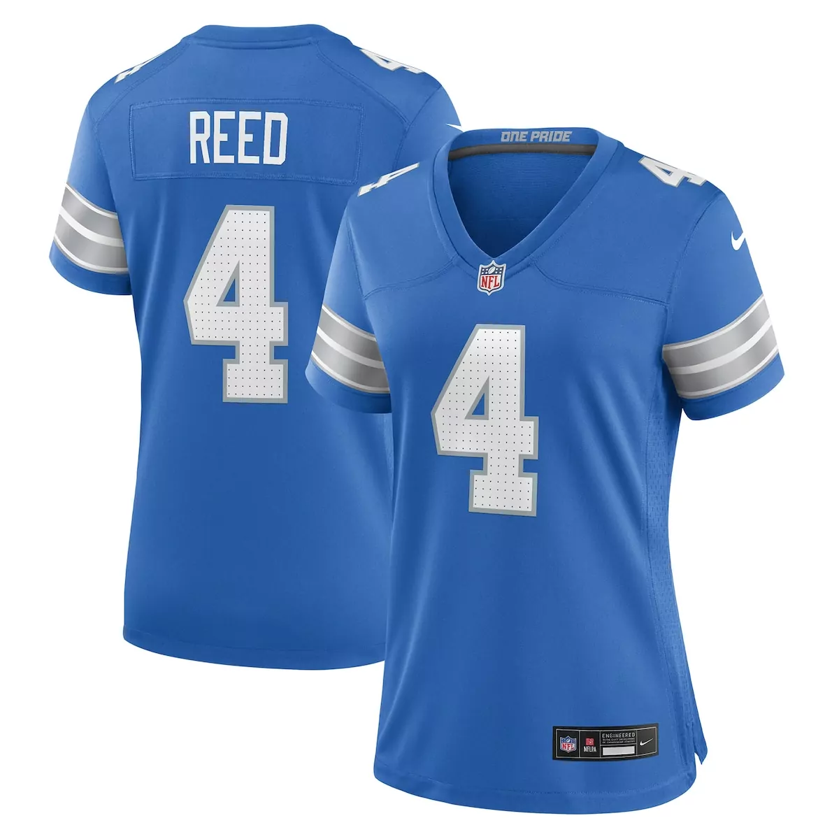 detroit lions white custom game jersey zbr