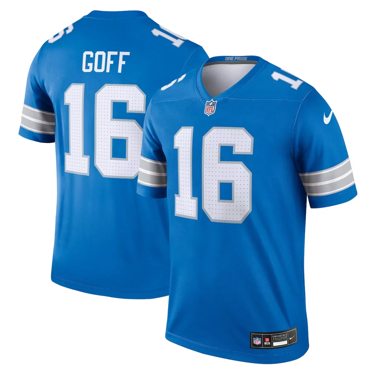 detroit lions jared goff blue game jersey 752