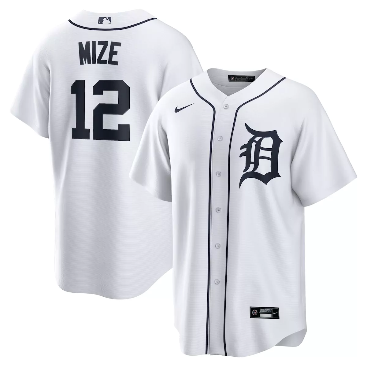 detroit tigers casey mize white home jersey nqy