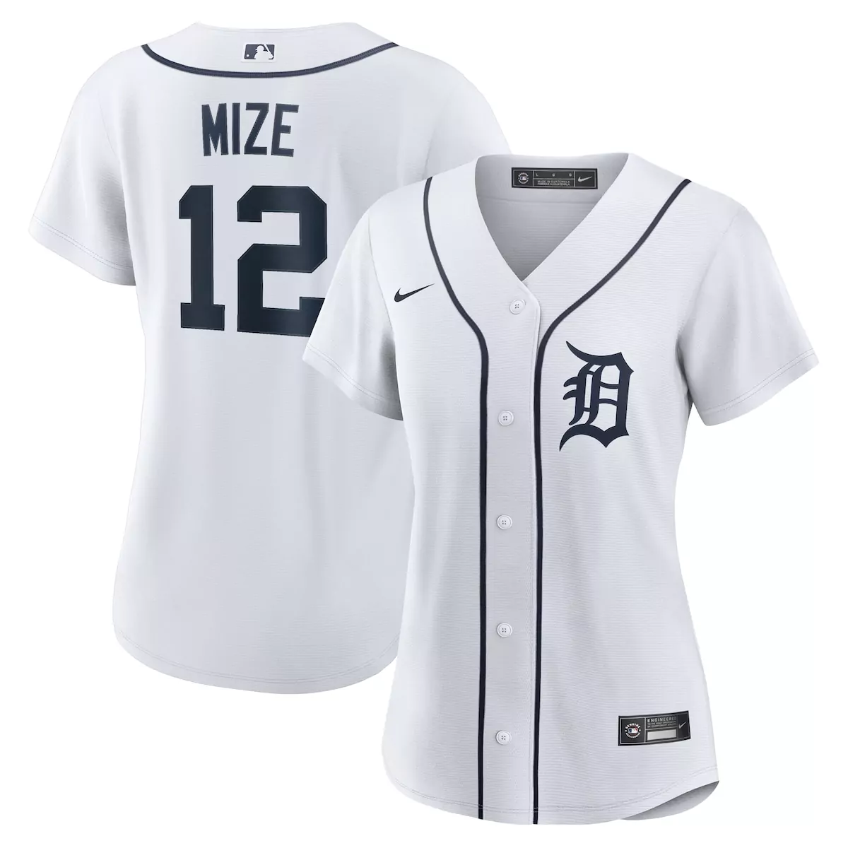 detroit tigers casey mize white home jersey nqy