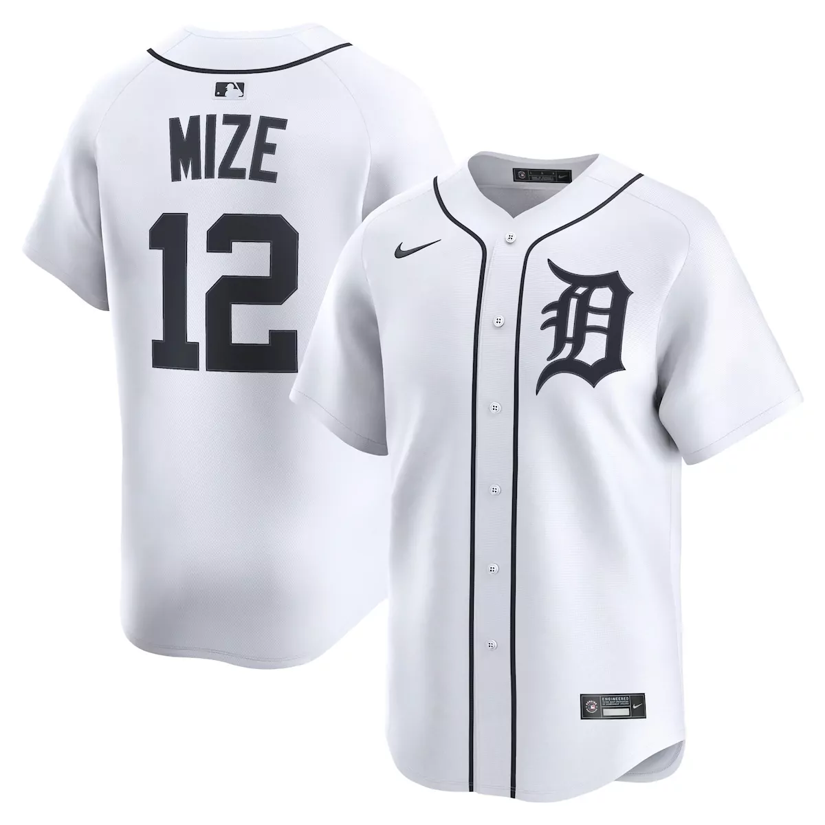 detroit tigers casey mize white home jersey nqy