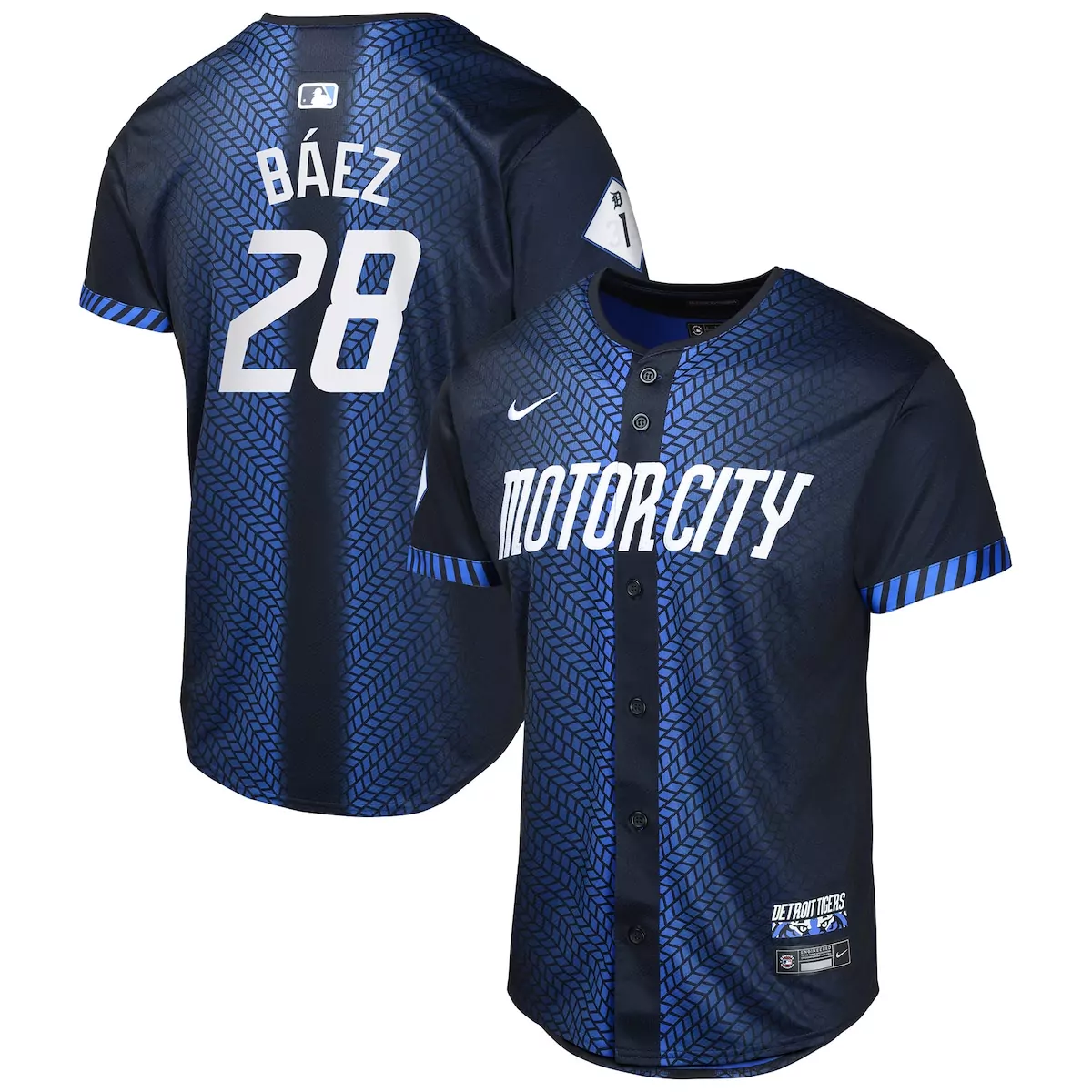 detroit tigers javier baez navy 2024 city connect limited jersey jy1