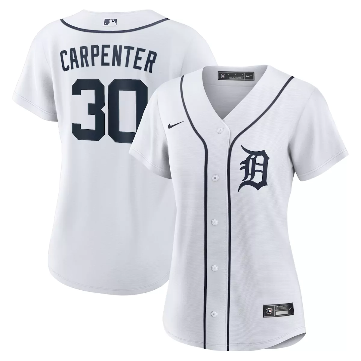 detroit tigers kerry carpenter white home jersey c78