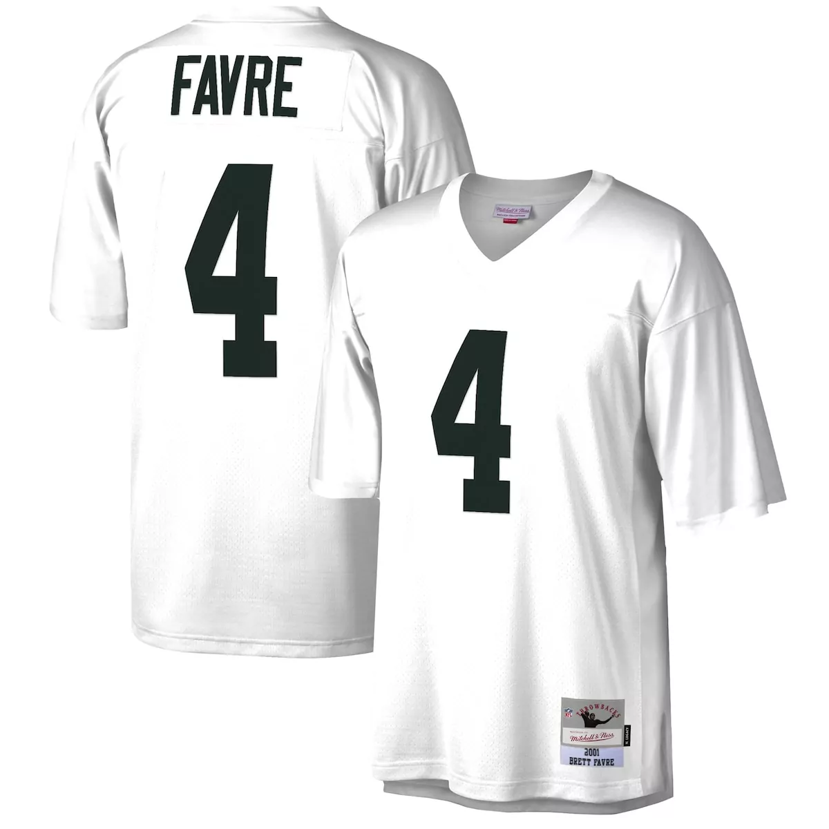 green bay packers brett favre green big tall 1996 retired player jersey nsm