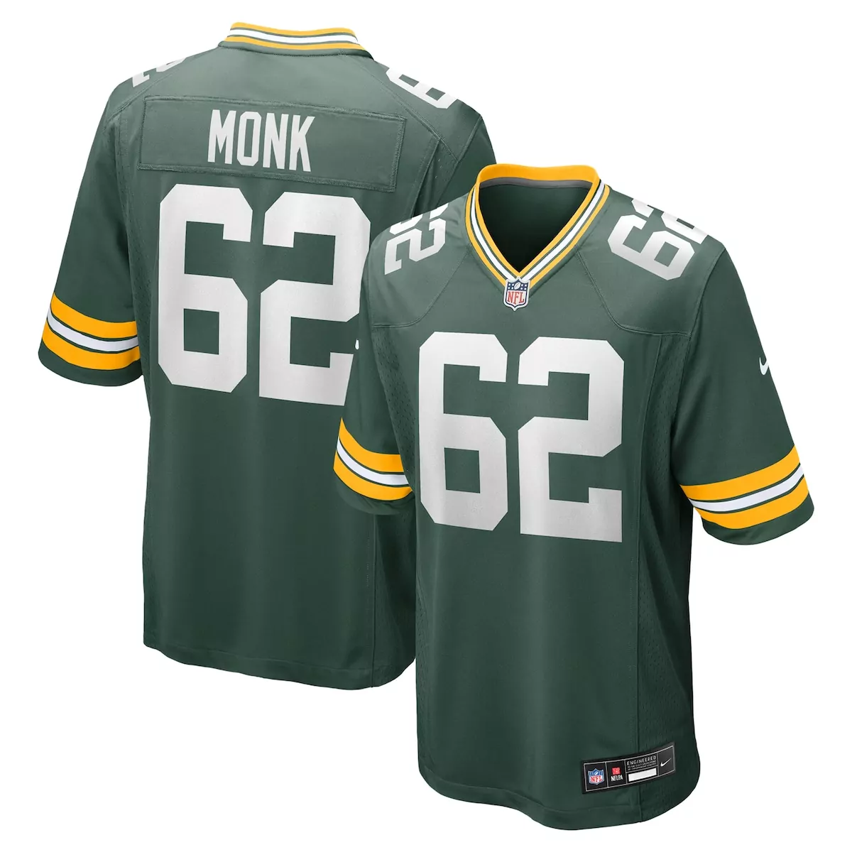 green bay packers isaiah mcduffie green game jersey