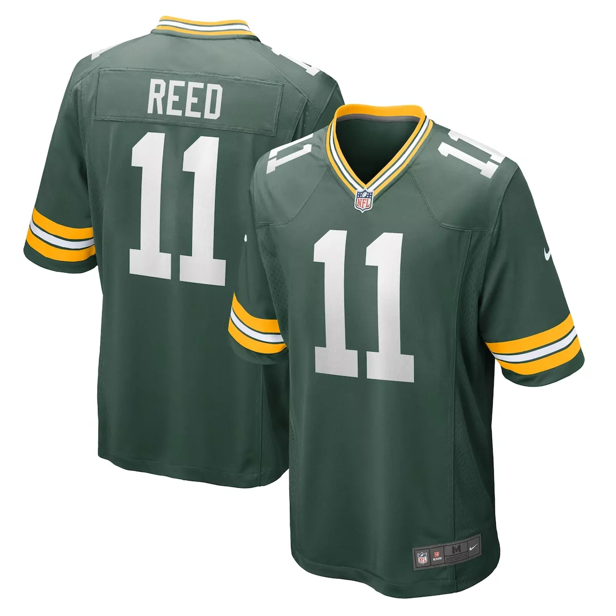 green bay packers jayden reed green game jersey 1jl