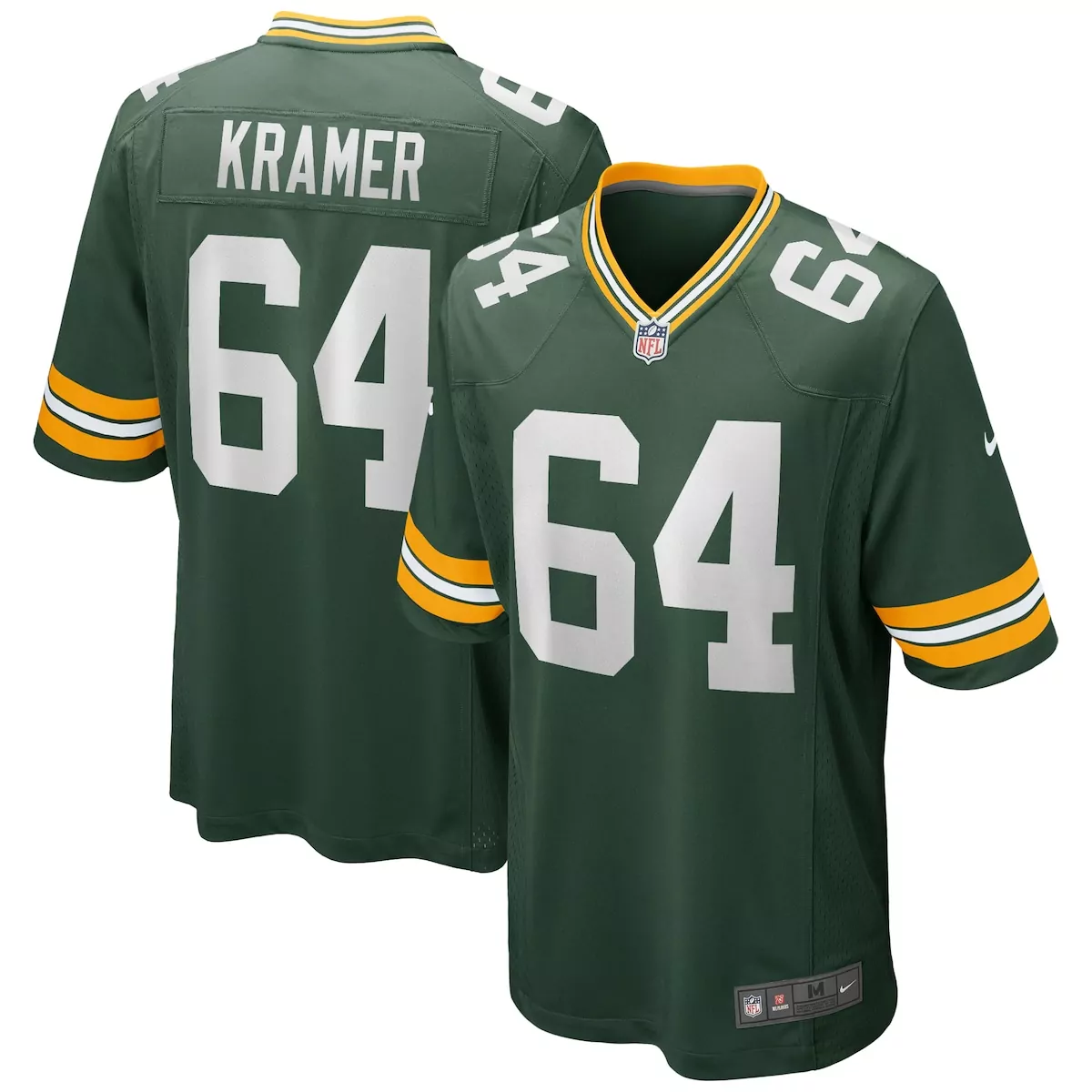 green bay packers jerry kramer green game retired player jersey