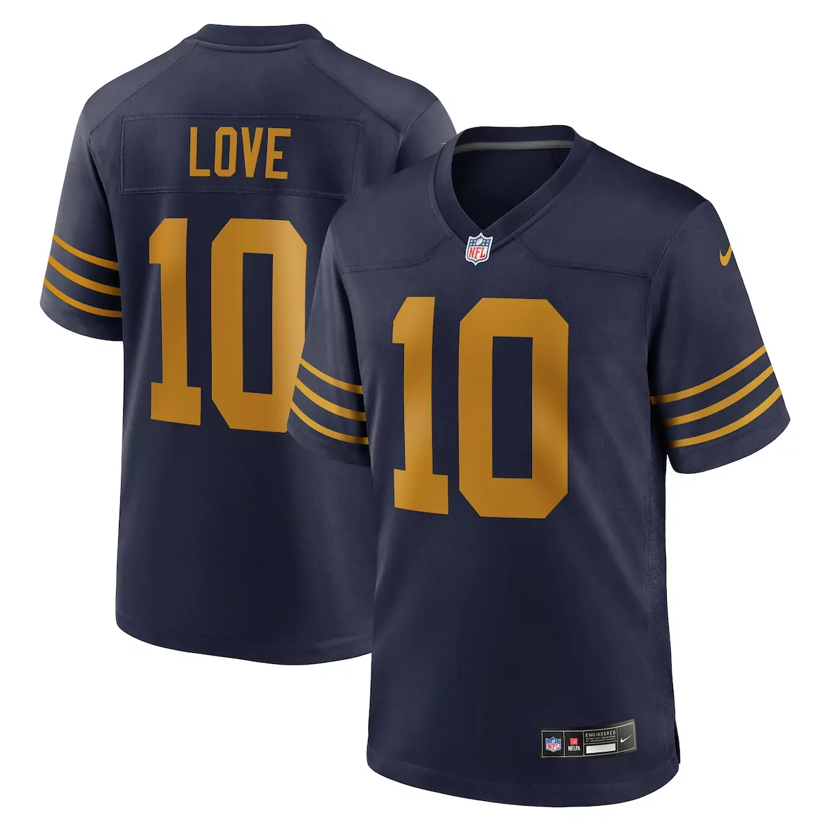 green bay packers jordan love green team vapor untouchable limited jersey