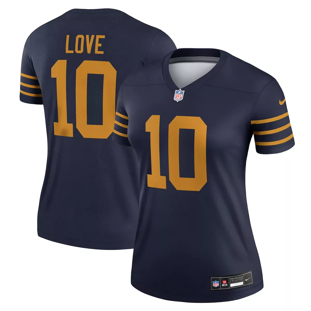 green bay packers jordan love green team vapor untouchable limited jersey