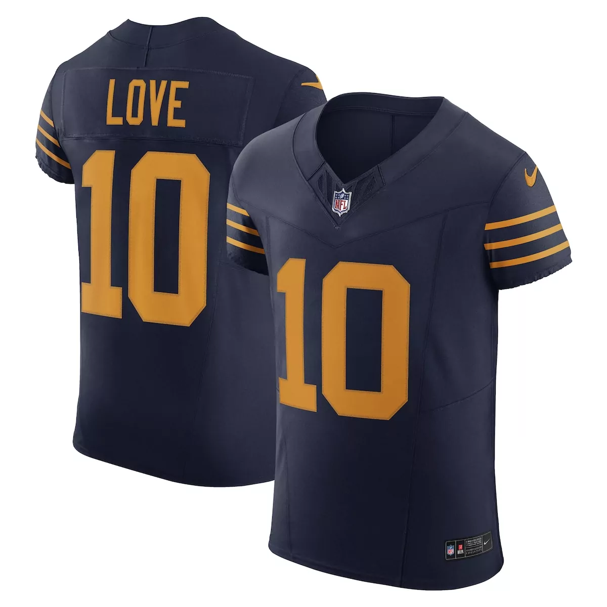 green bay packers jordan love navy the 1923 classic vapor f u s e elite jersey qc4