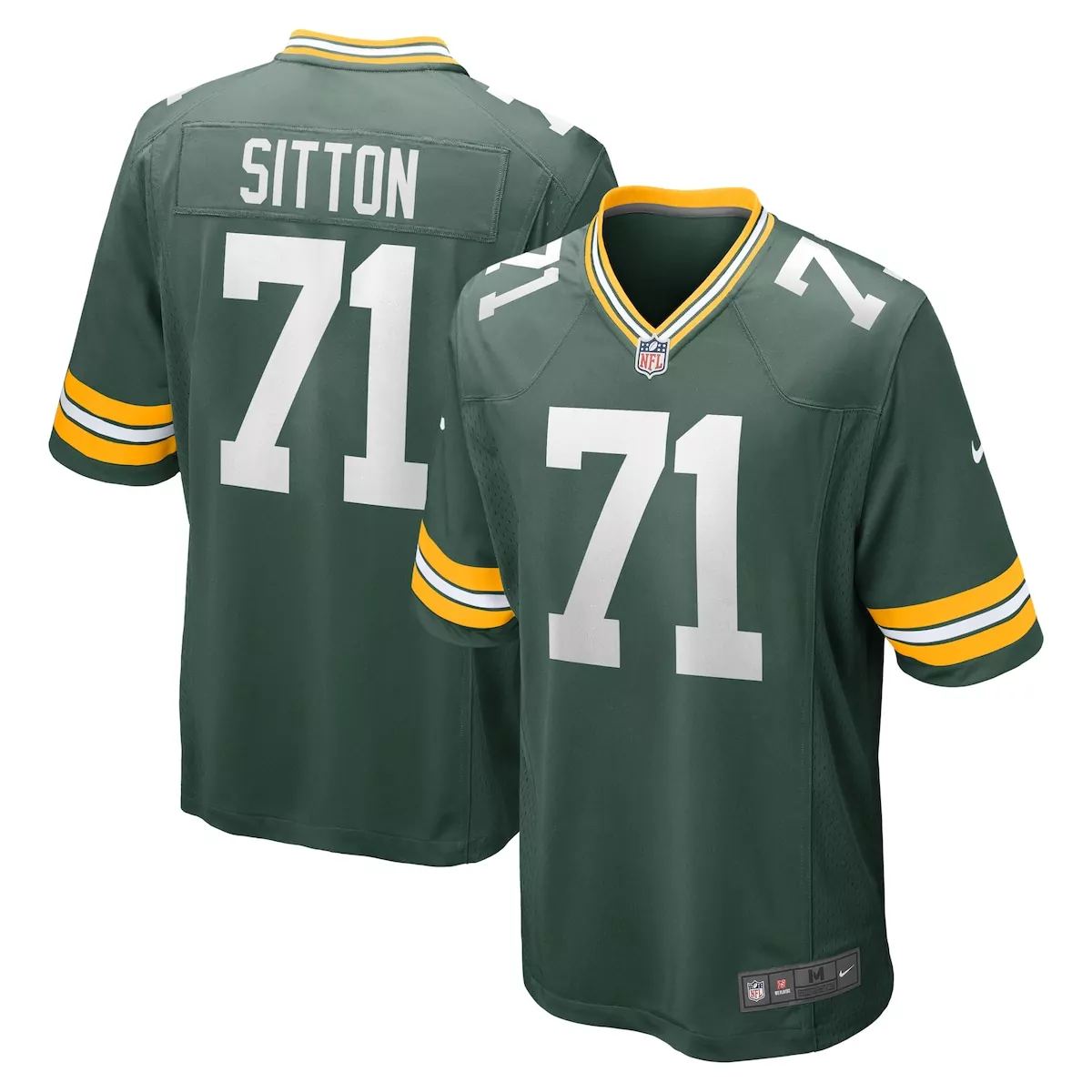 green bay packers josh sitton green retired game jersey