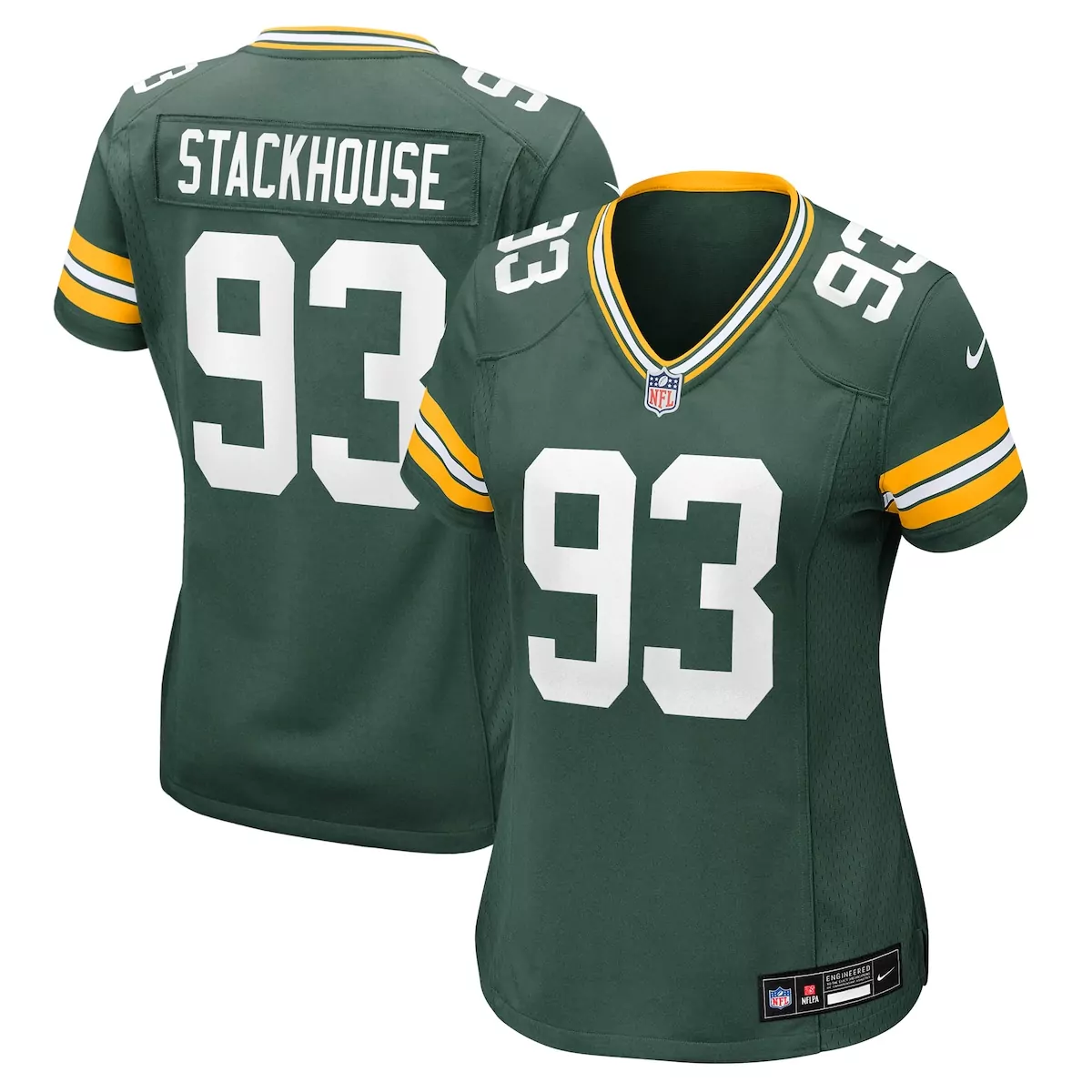 green bay packers nazir stackhouse green team game jersey 5gn
