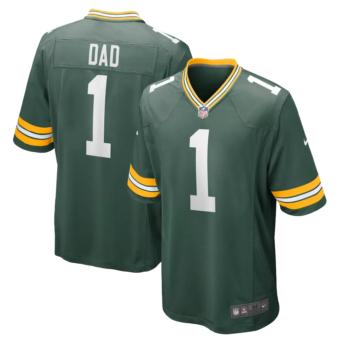 green bay packers number 1 bride green game jersey