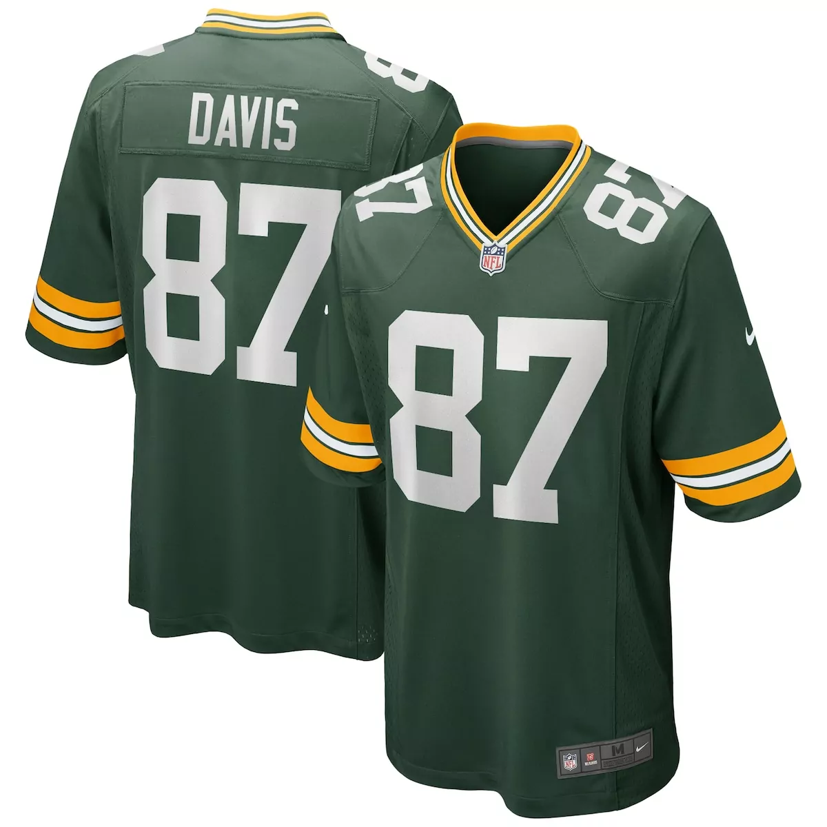 green bay packers willie davis green game retired player jersey