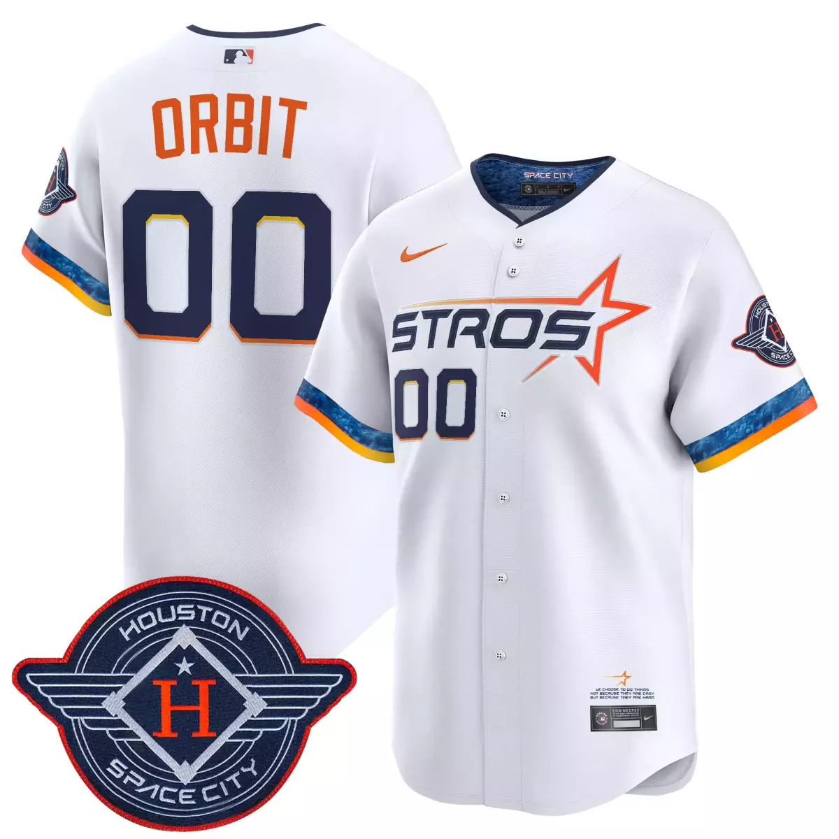 houston astros 00 orbit white jersey 2025 city connect vapor premier limited all stitched q4z