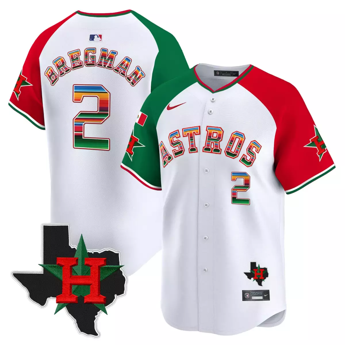 houston astros 2 jack mexico jersey mexico texas patch vapor premier limited all stitched sr5