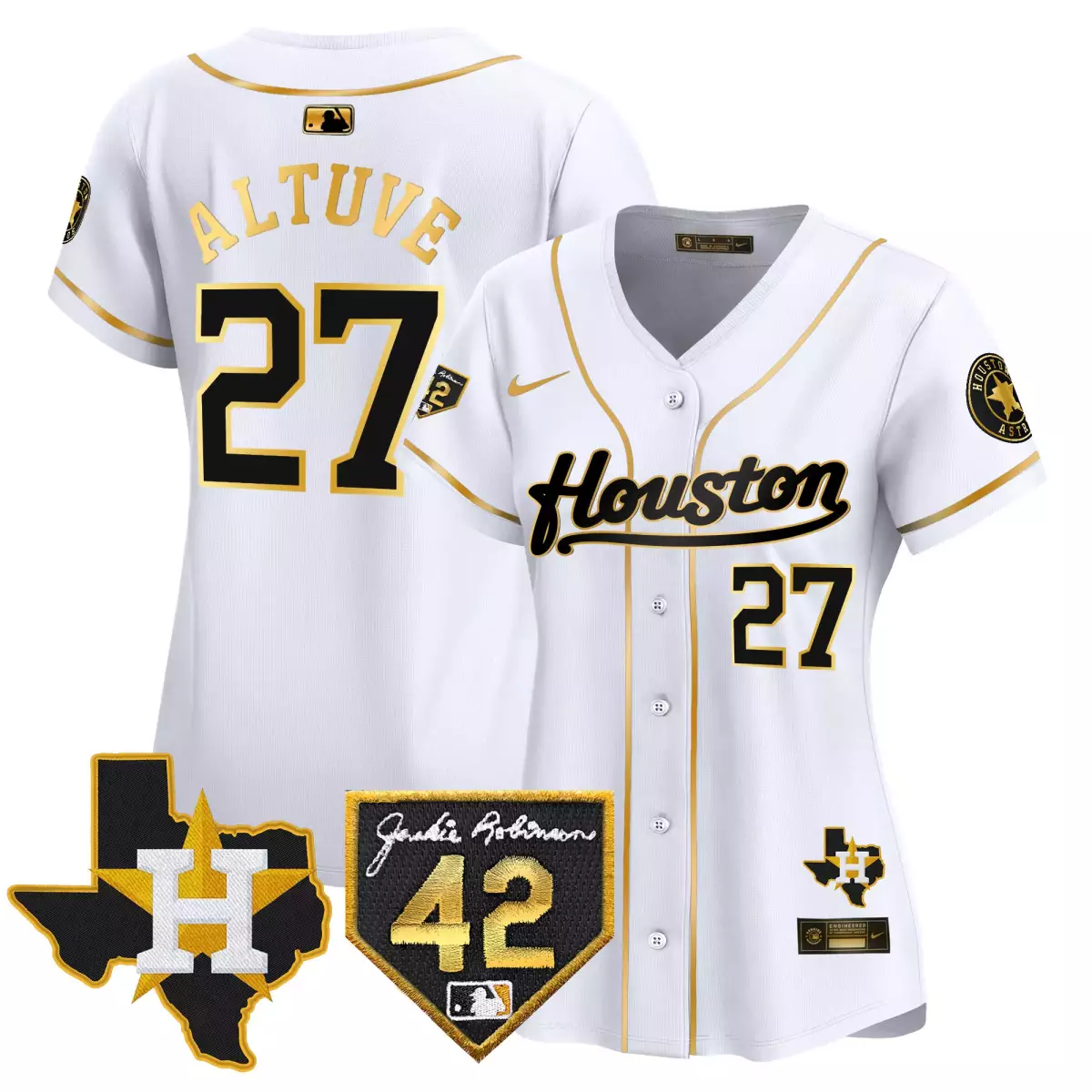 houston astros 27 altuve white gold jersey 1999 throwback 35th astrodome patch vapor premier limited v3 all stitched txc