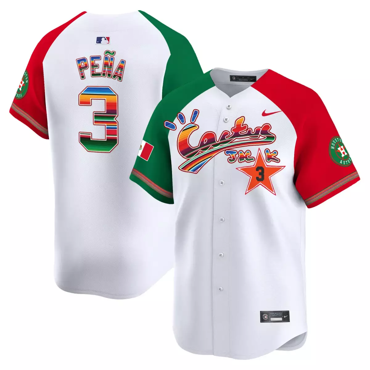 houston astros 3 pena orange jersey tupac shakur vapor premier limited all stitched