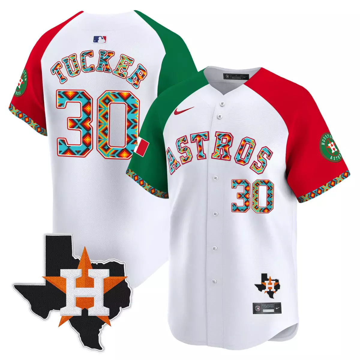 houston astros 30 tucker white jersey mexico vapor premier limited v2 all stitched 3y