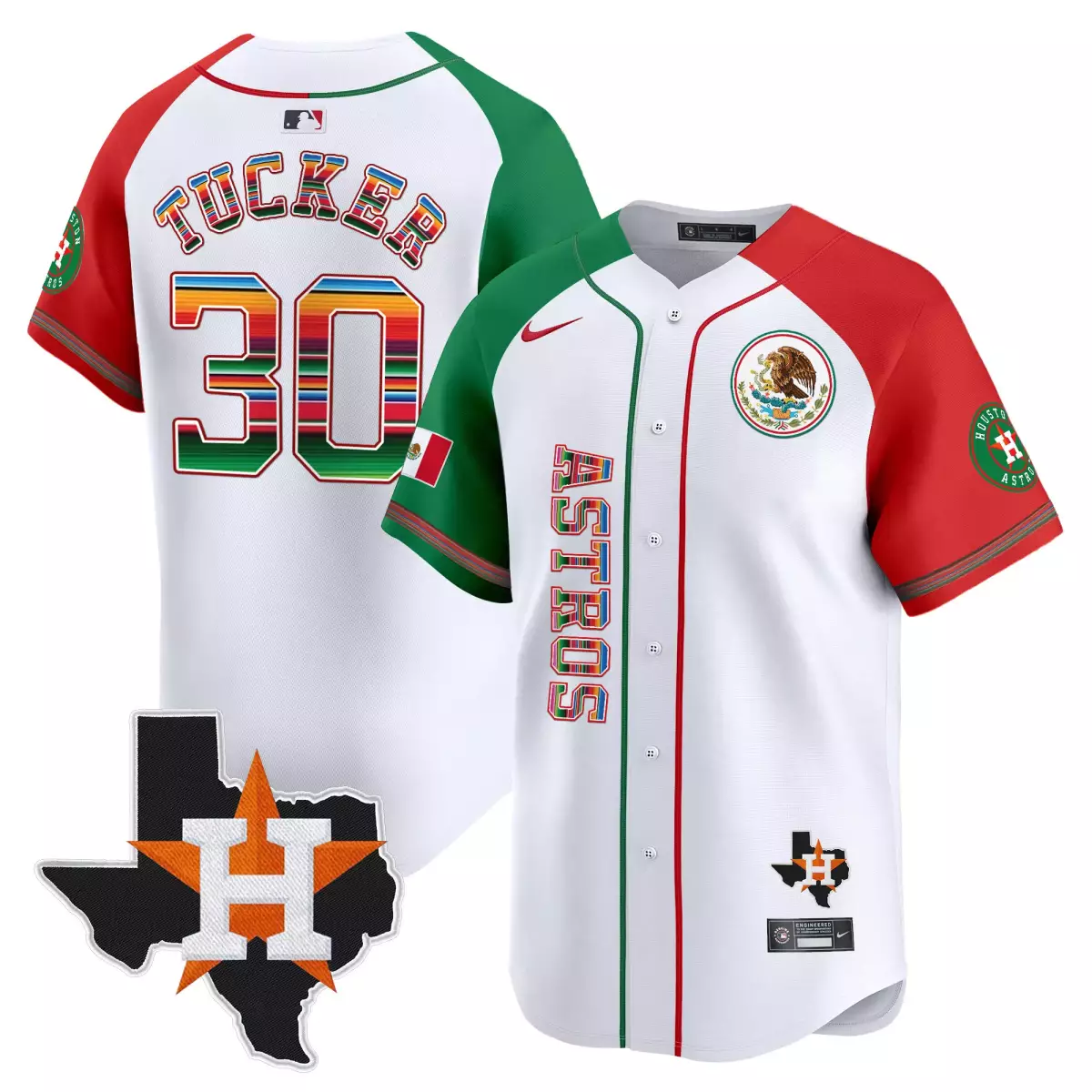 houston astros 30 tucker white jersey mexico vapor premier limited v4 all stitched 6qh