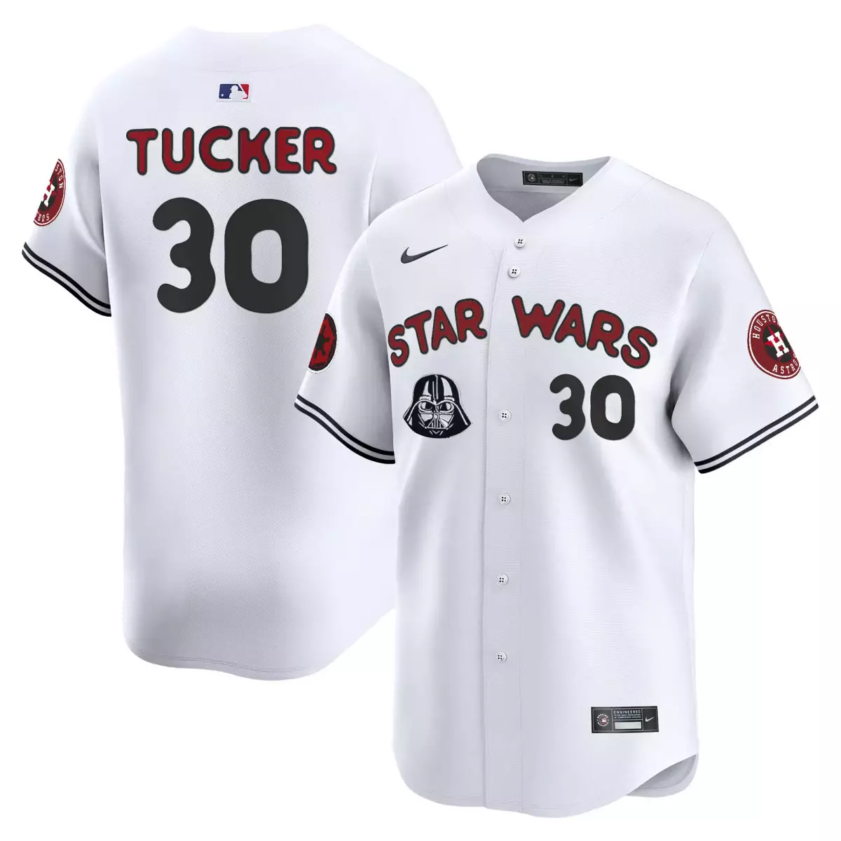 houston astros 30 tucker white jersey sw vapor premier limited all stitched