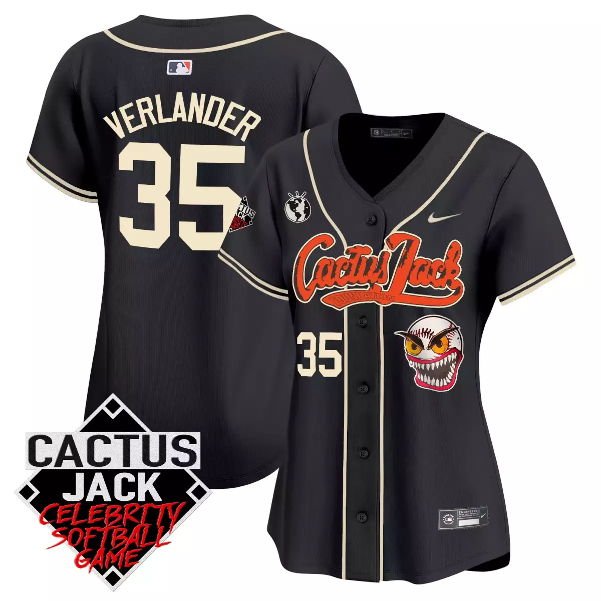 houston astros 35 verlander black jersey 2024 mexico city series patch vapor premier limited all stitched