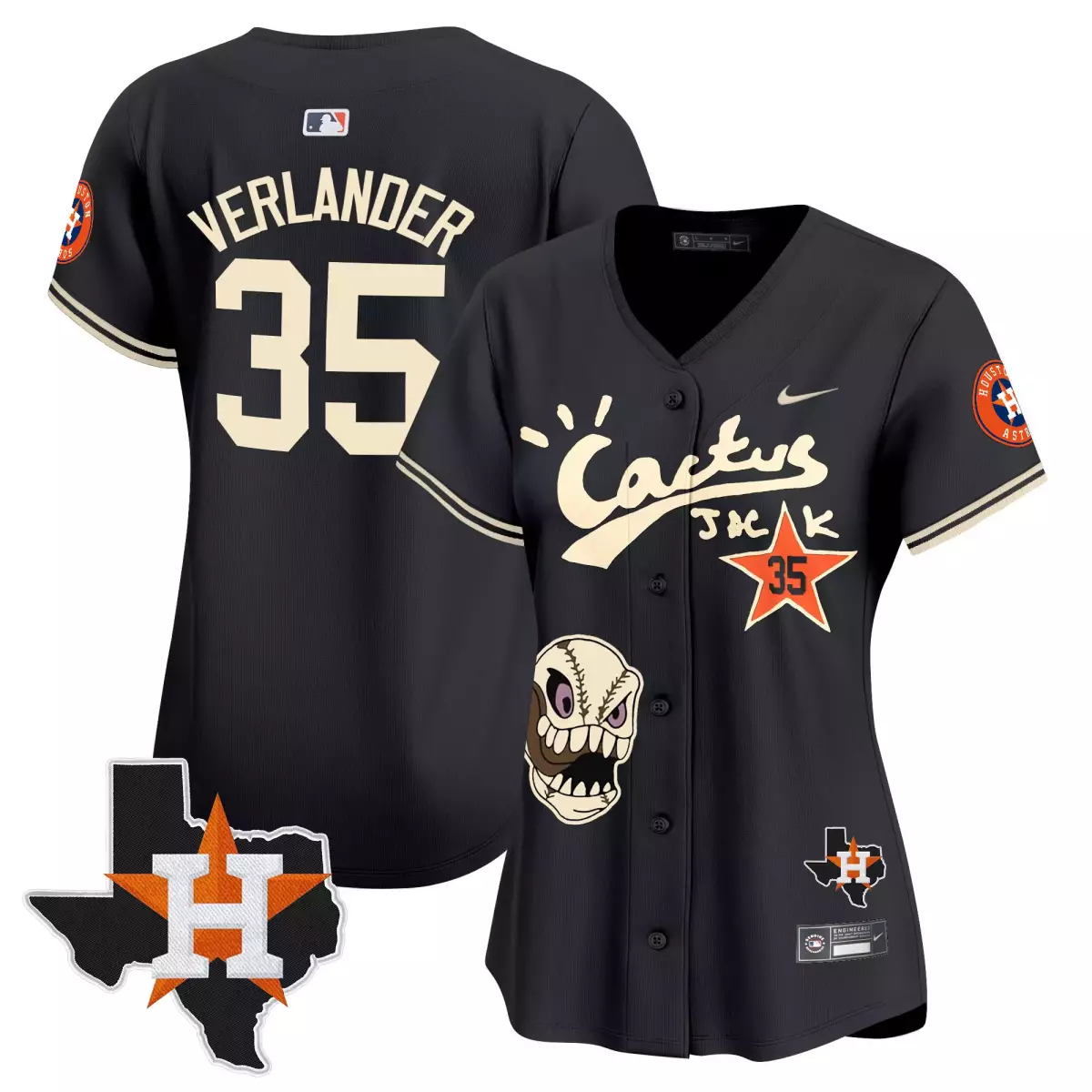 houston astros 35 verlander black jersey cactus jack patch vapor premier limited all stitched dld