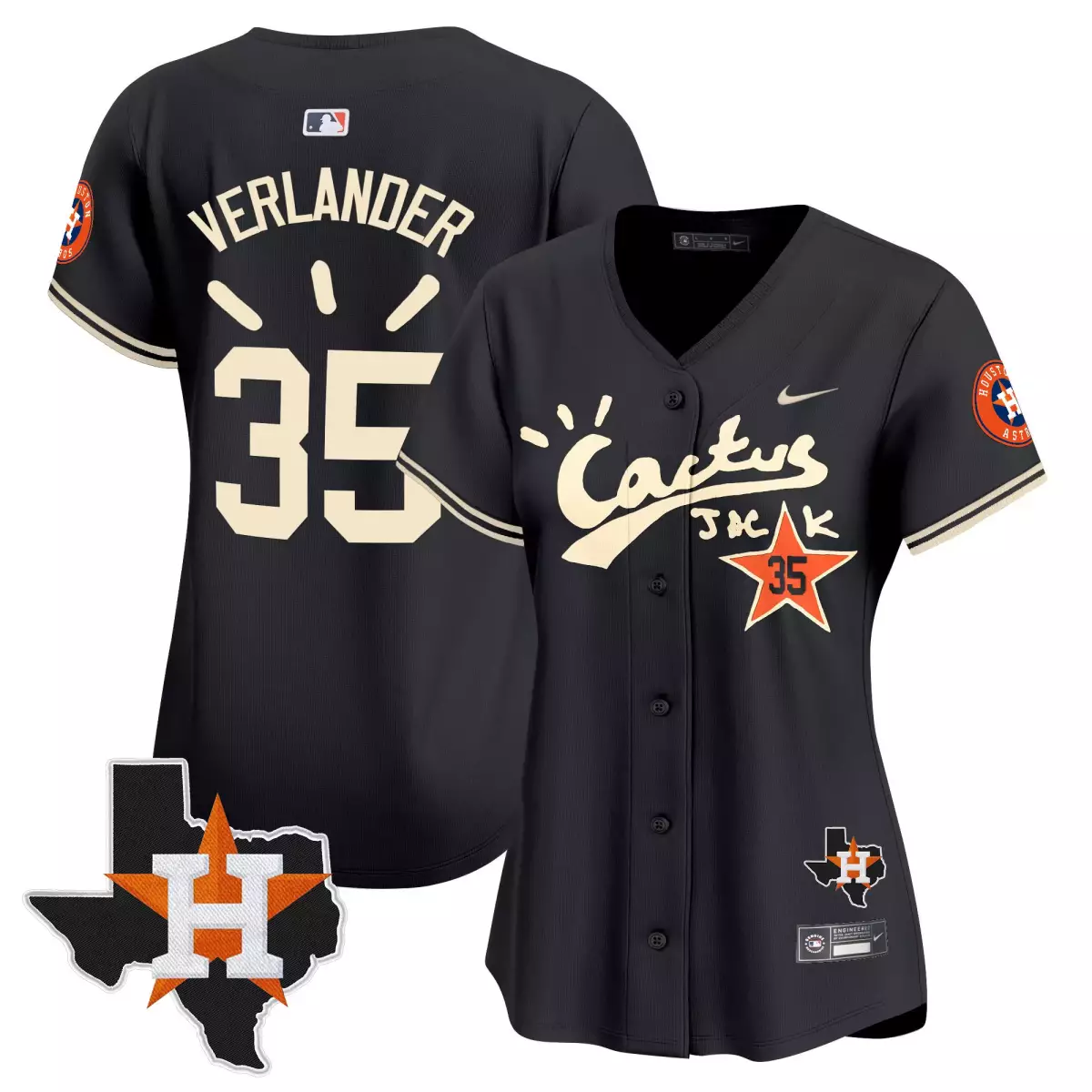 houston astros 35 verlander black jersey cactus jack patch vapor premier limited all stitched dld