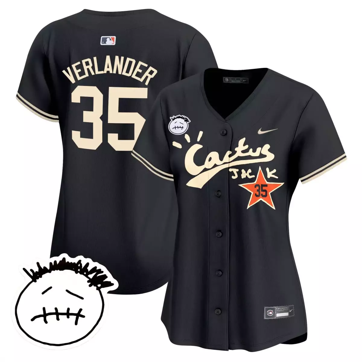 houston astros 35 verlander black jersey cactus jack patch vapor premier limited v4 stitched j1j