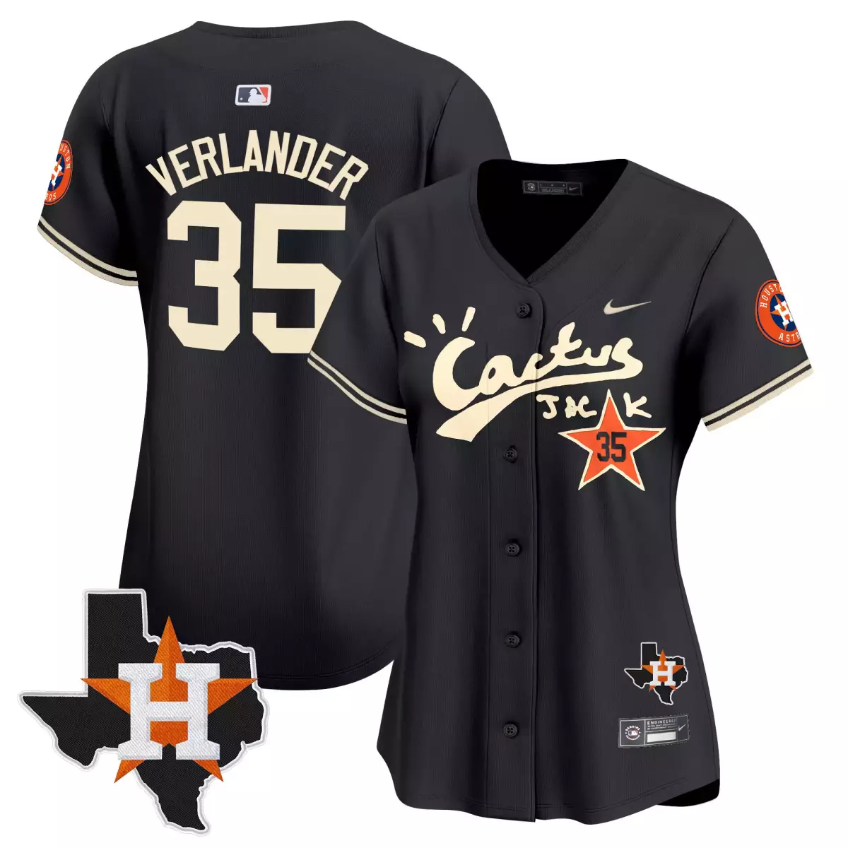 houston astros 35 verlander black jersey cactus jack patch vapor premier limited v7 stitched o7s