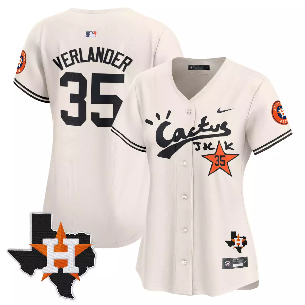 houston astros 35 verlander cream jersey cactus jack patch vapor premier limited v6 stitched yy9