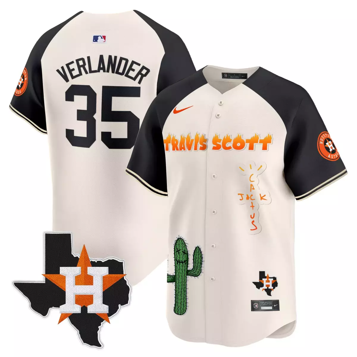 houston astros 35 verlander cream jersey cactus jack patch vapor premier limited v9 stitched oby