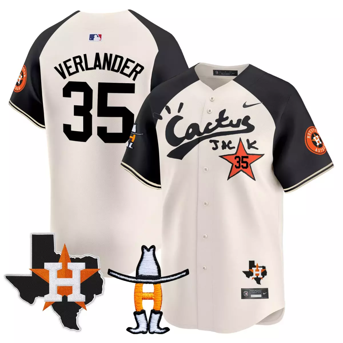 houston astros 35 verlander cream jersey cactus jack patch vapor premier limited v9 stitched oby