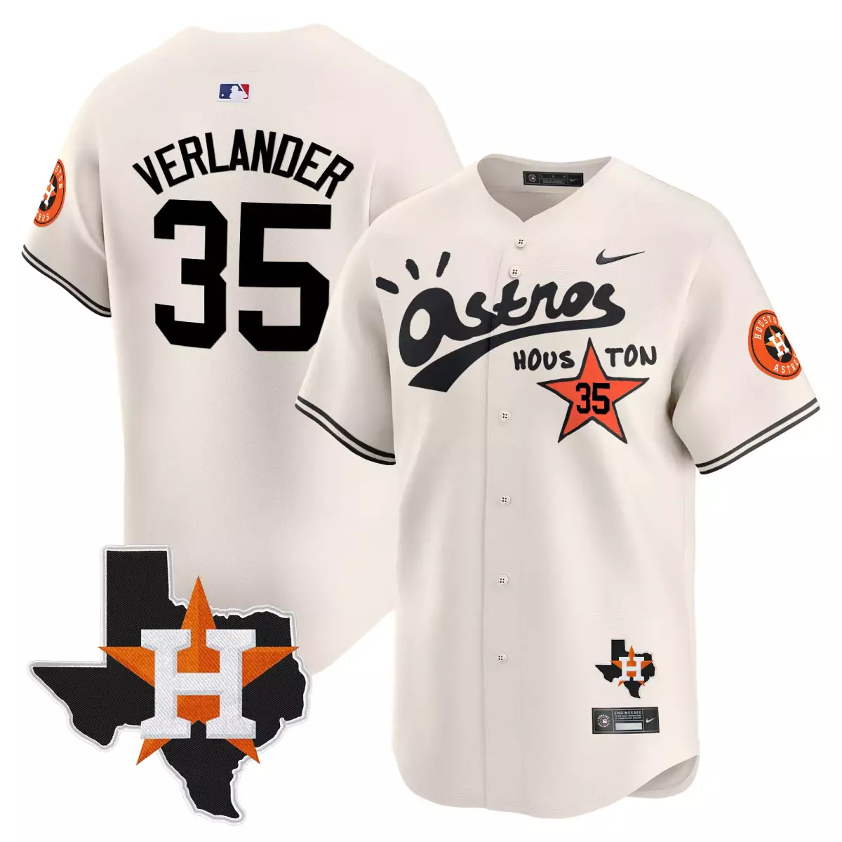 houston astros 35 verlander cream jersey cactus jack patch vapor premier limited v9 stitched oby